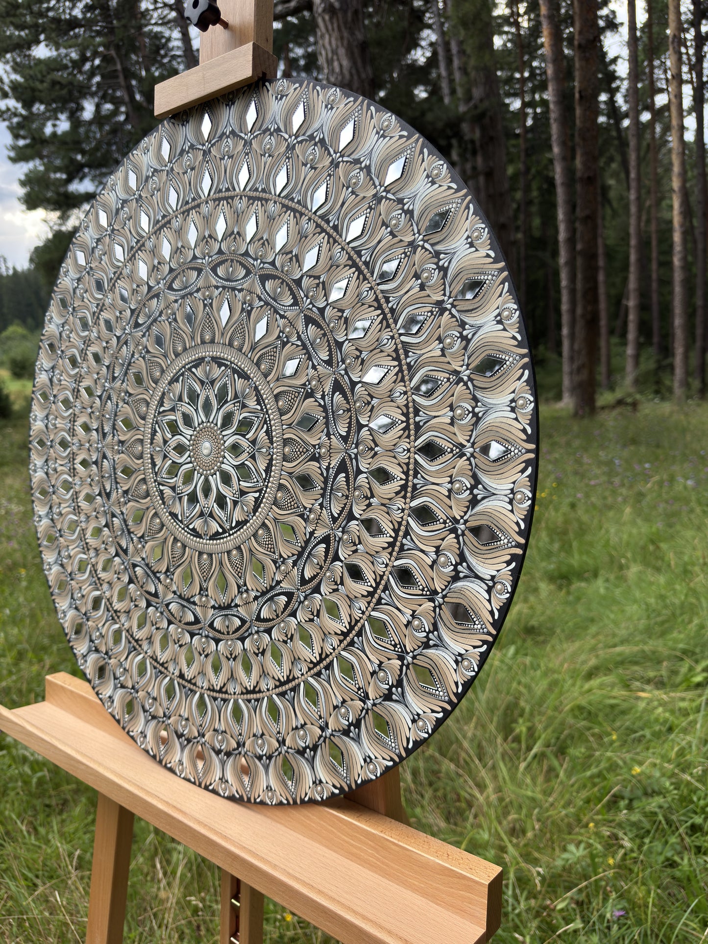 Inner Radiance | Hand-Painted Mandala