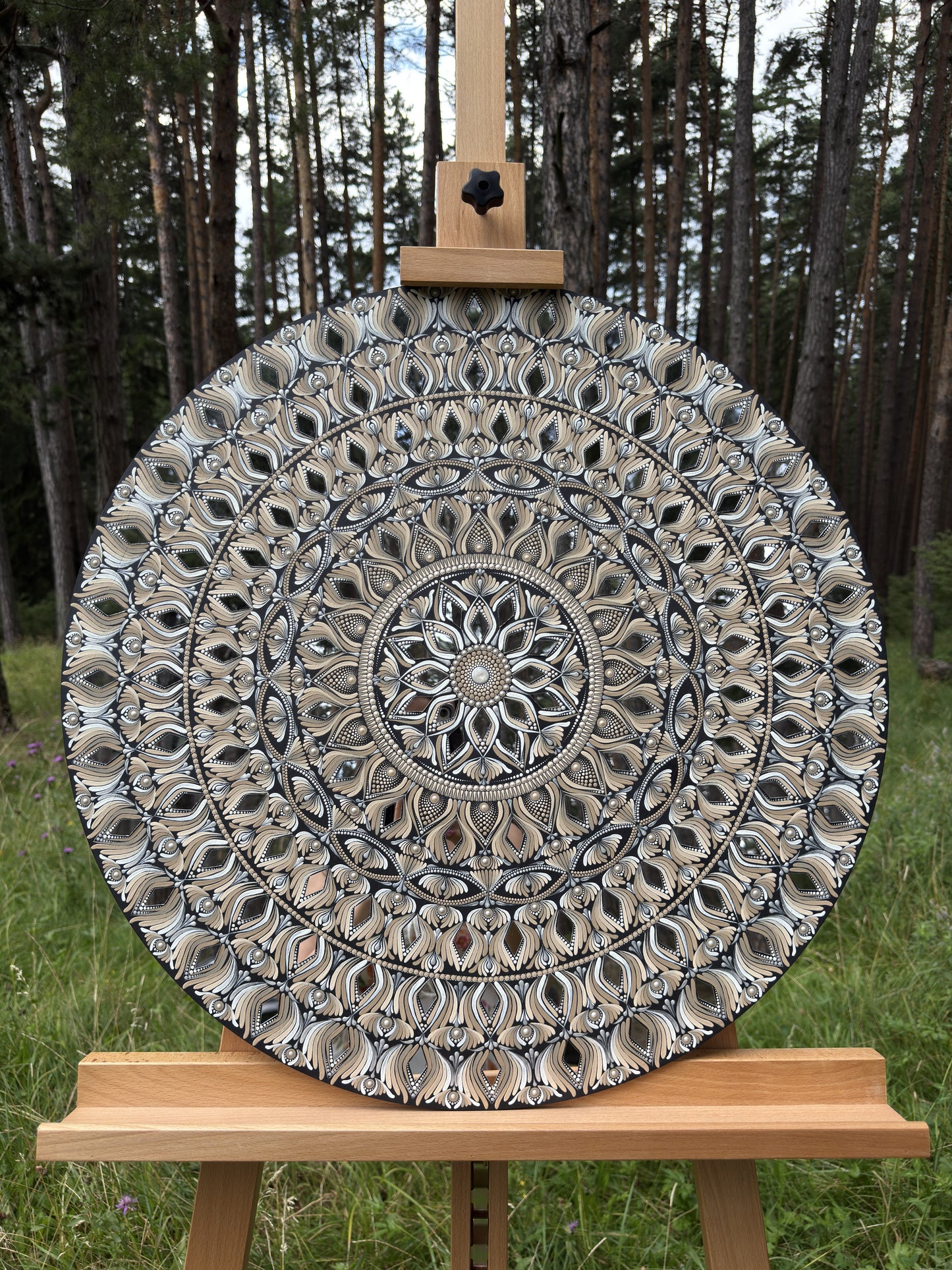 Inner Radiance | Hand-Painted Mandala