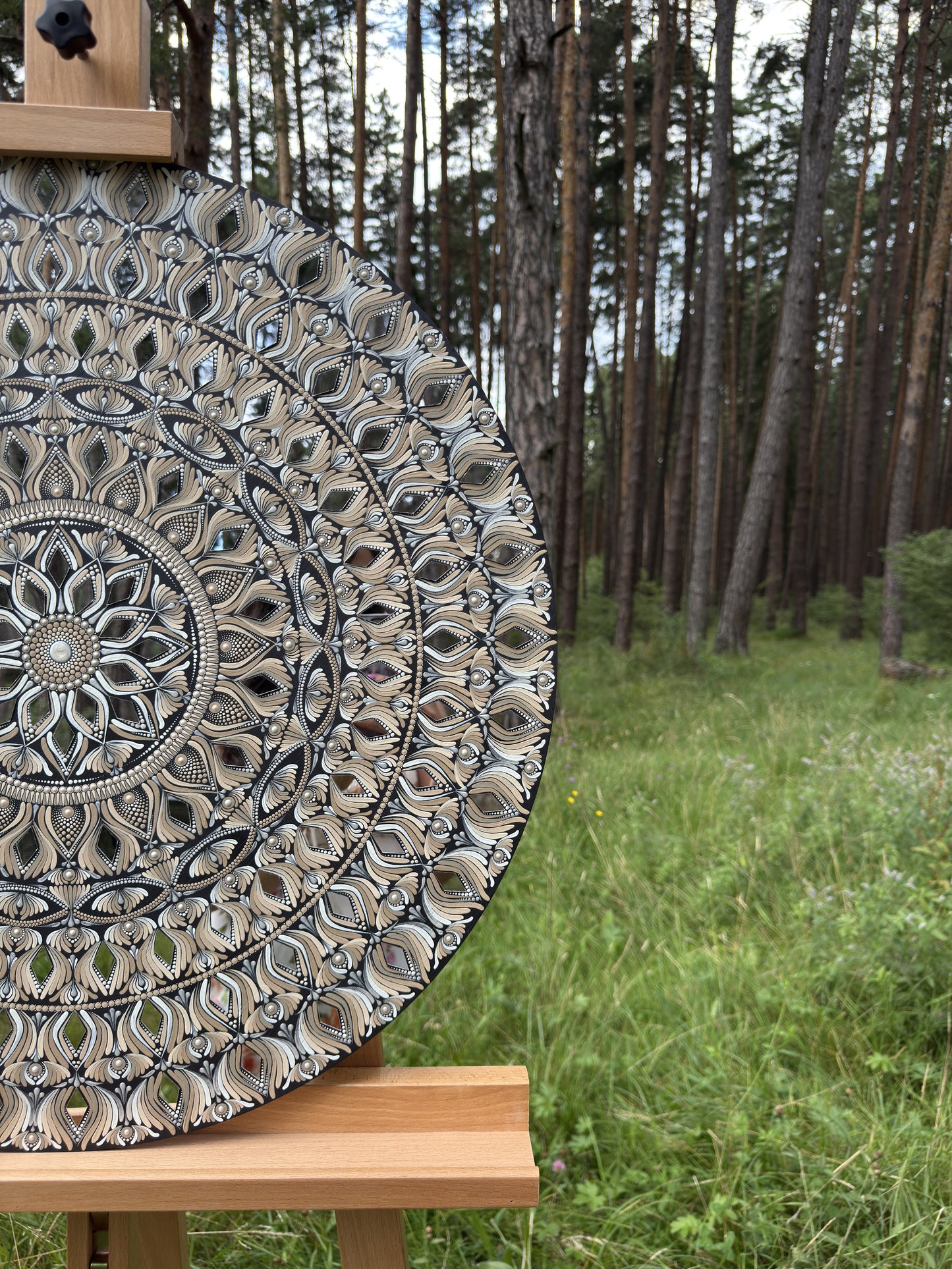 Inner Radiance | Hand-Painted Mandala