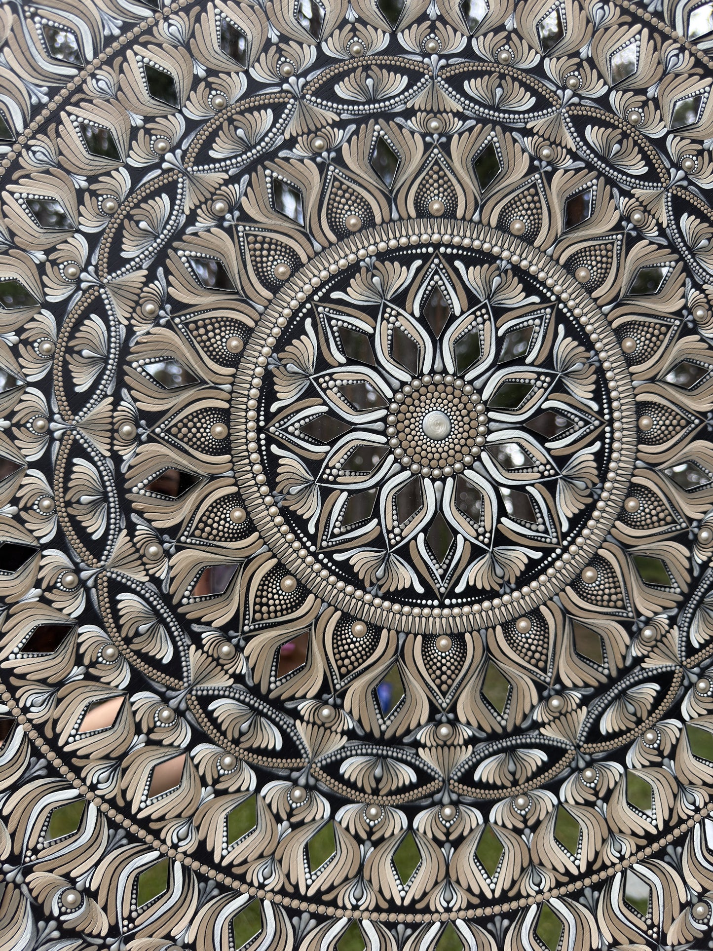 Inner Radiance | Hand-Painted Mandala