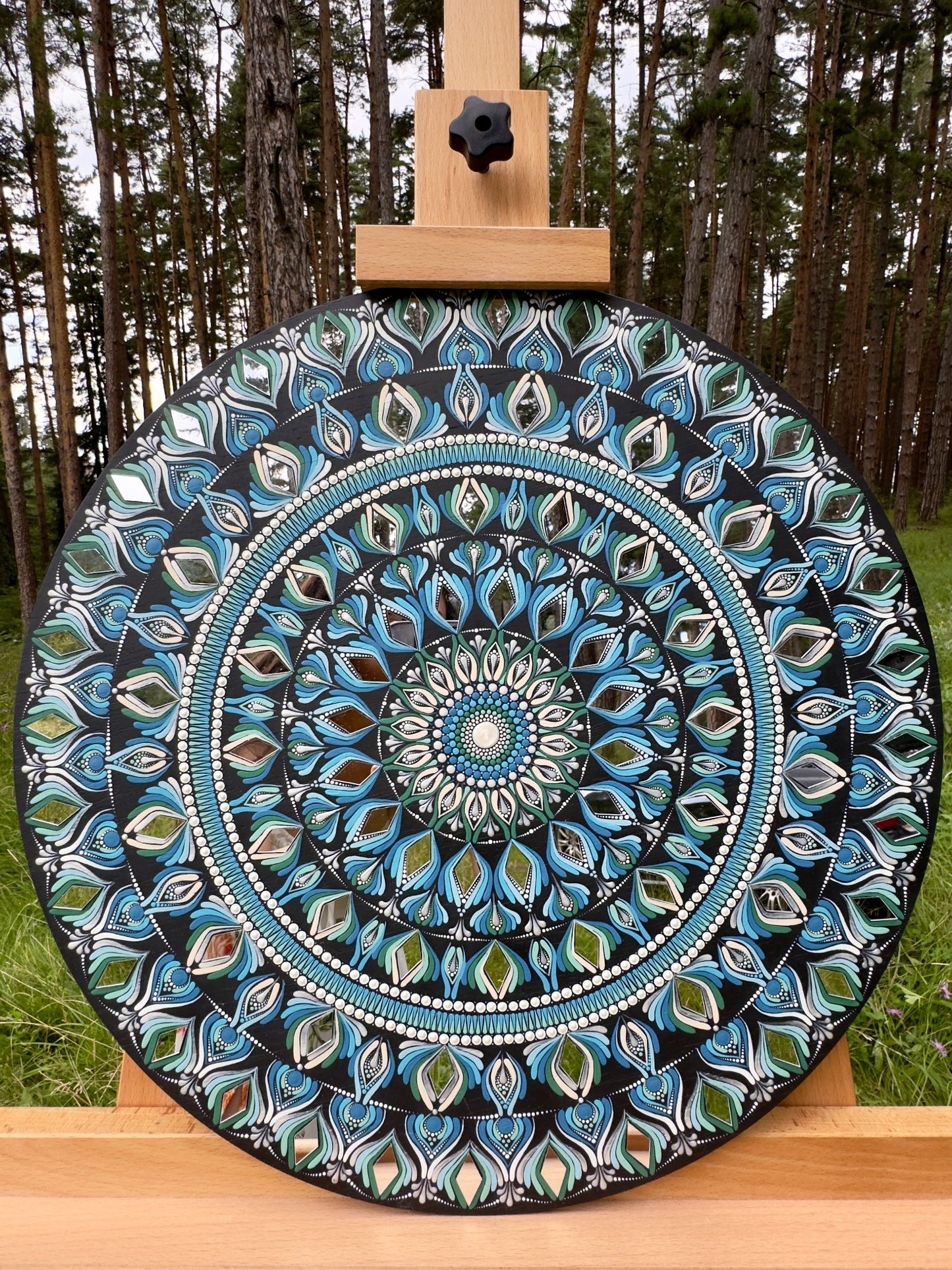 Celestial Breath | Hand-Painted Mandala
