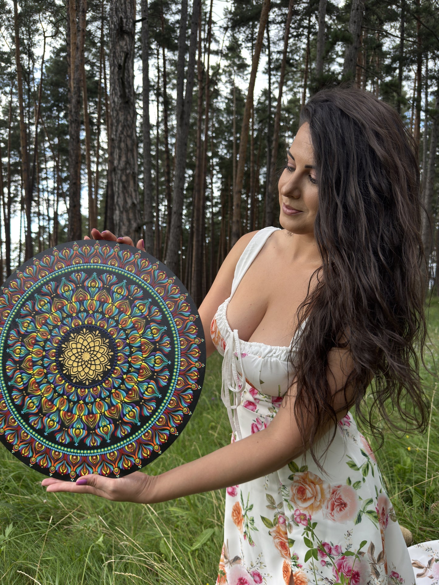 Spectrum of Life | Hand-Painted Mandala