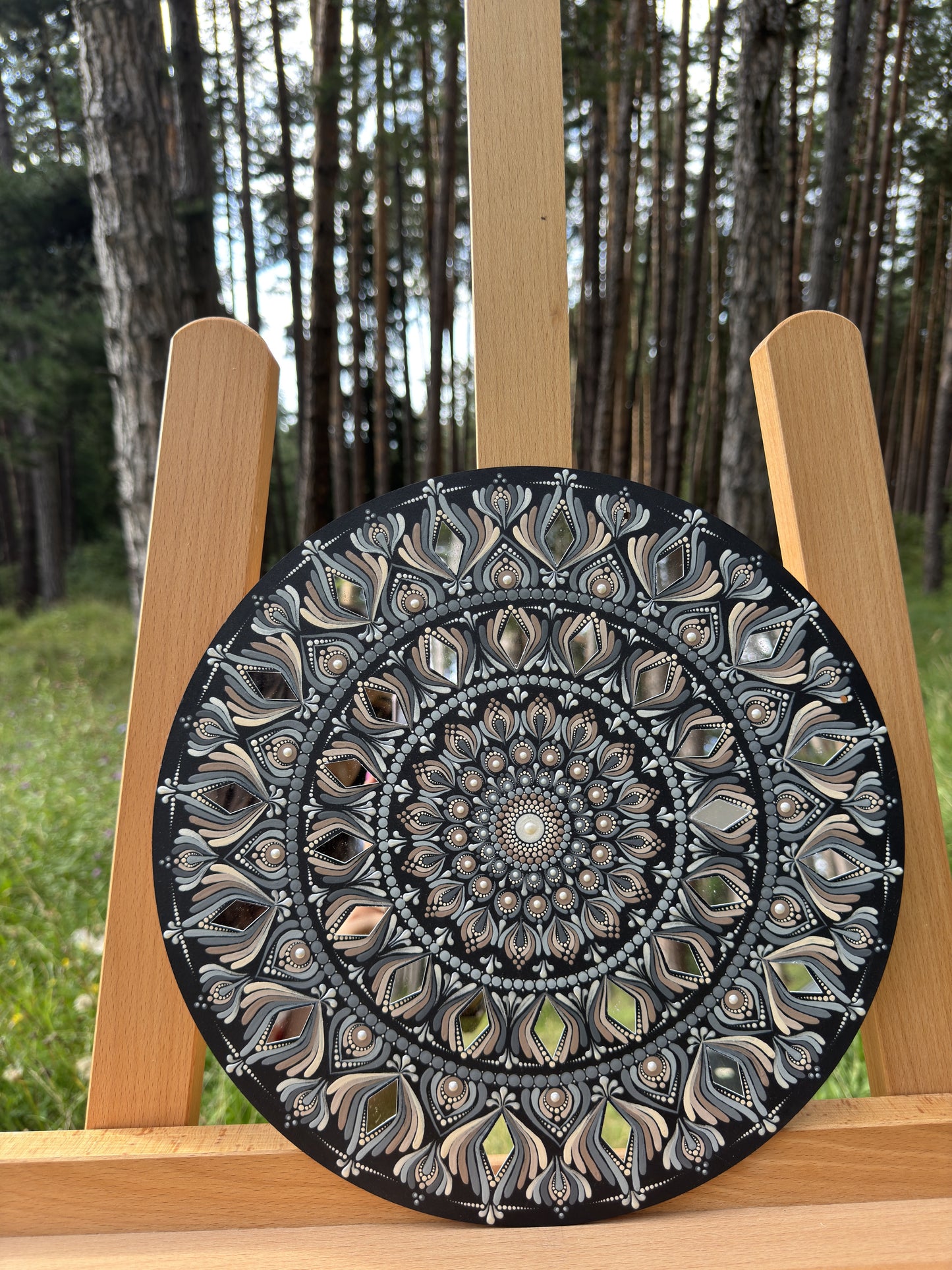 Echoes of Serenity | Hand-Painted Mandala