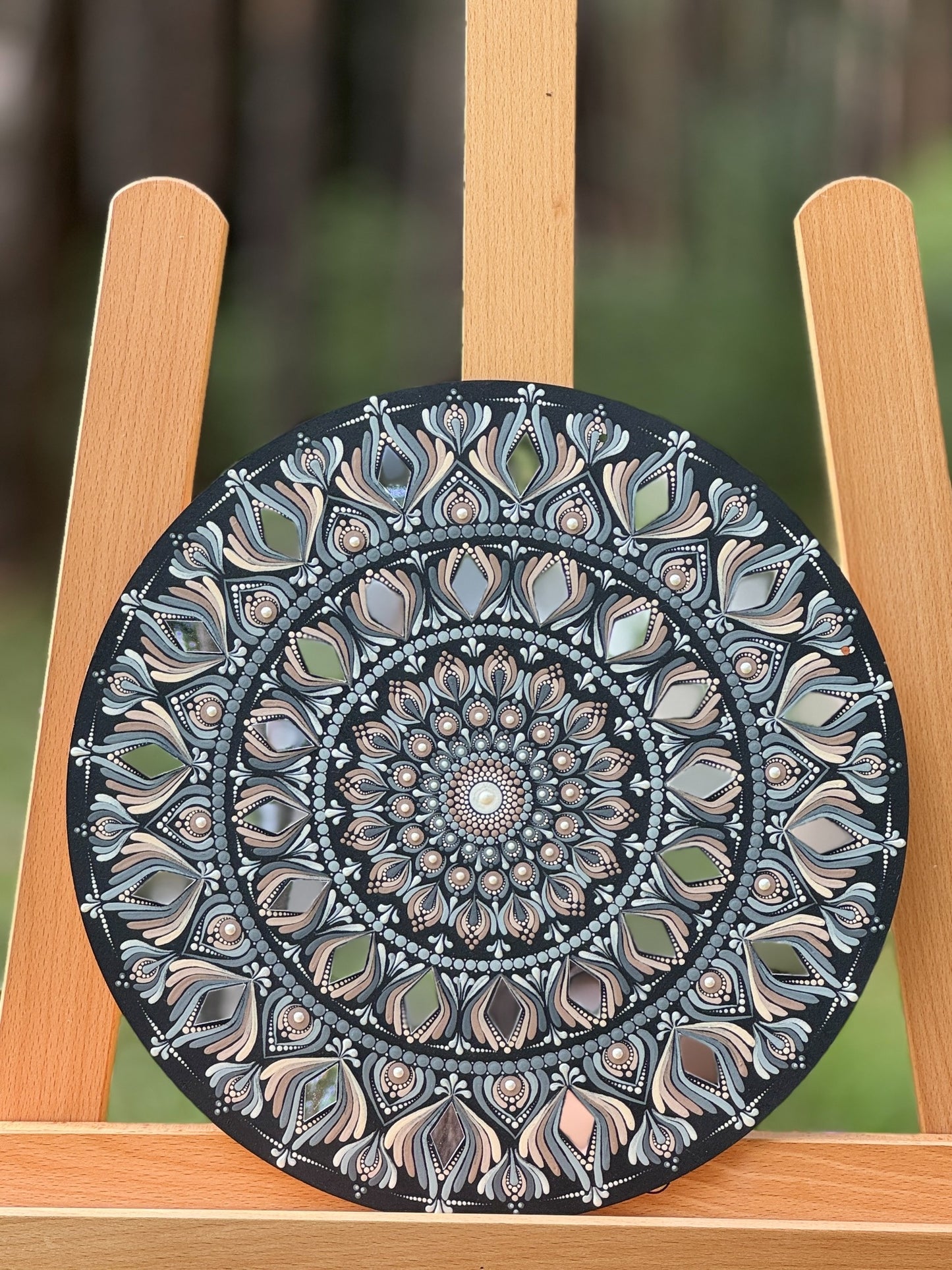 Echoes of Serenity | Hand-Painted Mandala