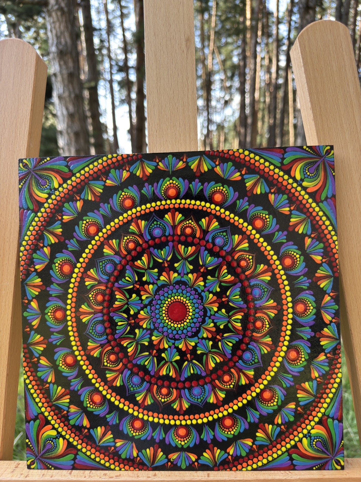 Kaleidoscope Dream | Hand-Painted Mandala