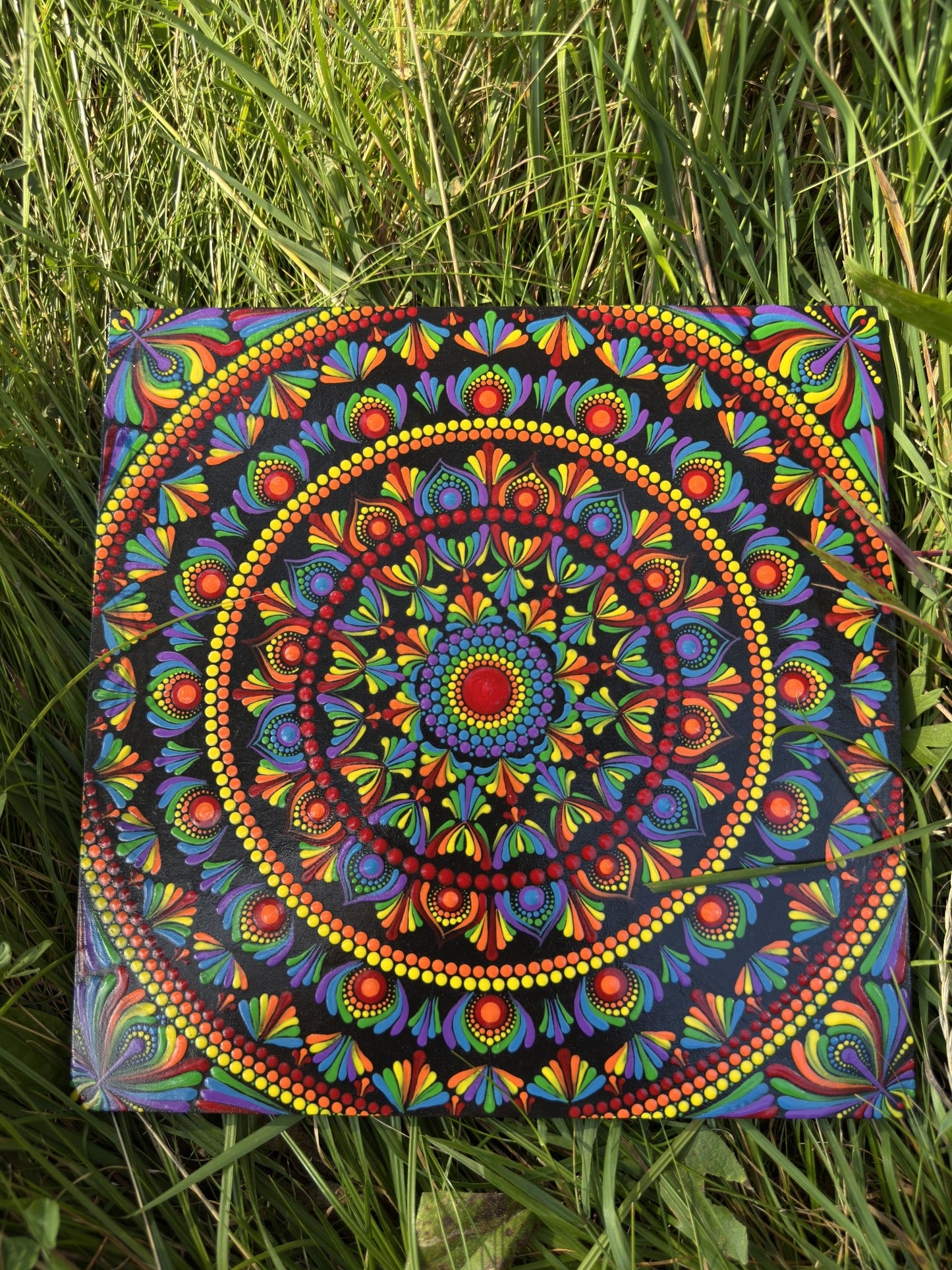 Kaleidoscope Dream | Hand-Painted Mandala