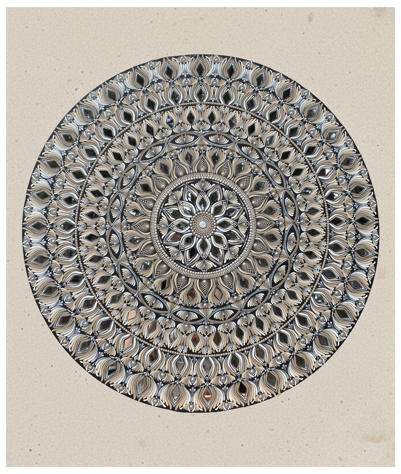 Inner Radiance | Hand-Painted Mandala