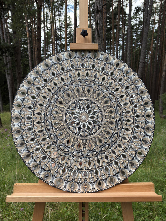 Inner Radiance | Hand-Painted Mandala