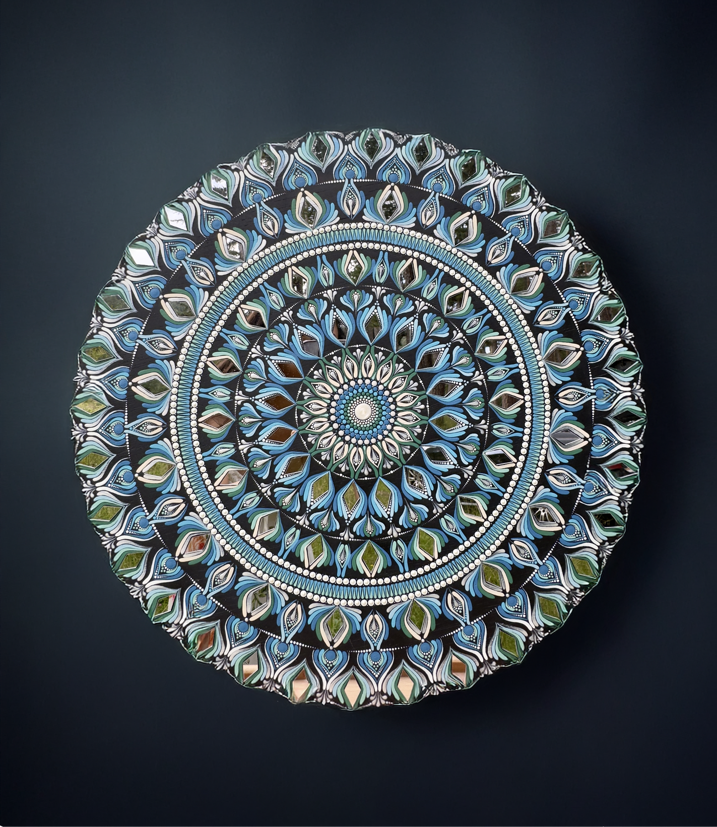 Celestial Breath | Hand-Painted Mandala