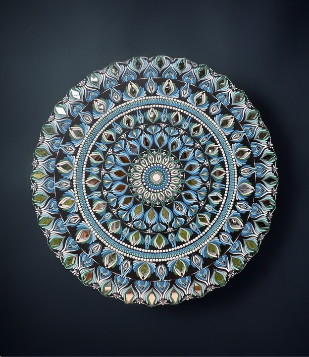 Celestial Breath | Hand-Painted Mandala