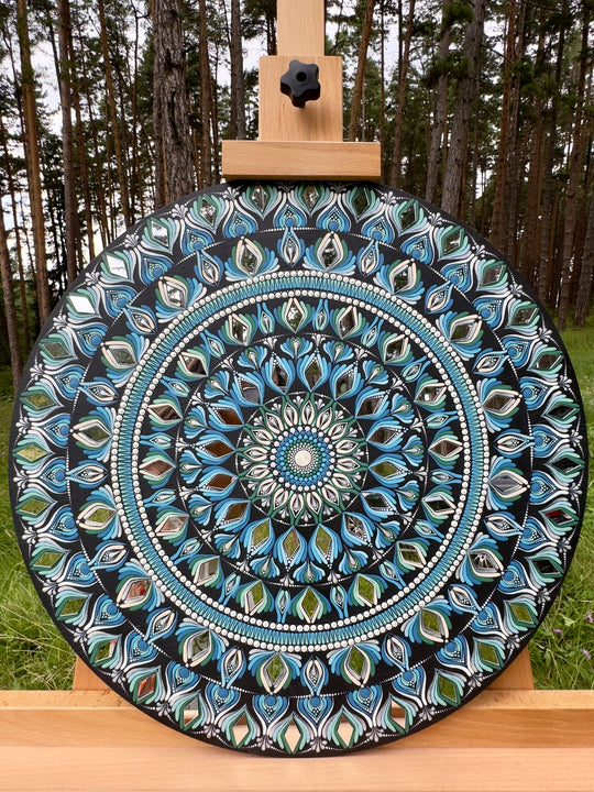 Celestial Breath | Hand-Painted Mandala