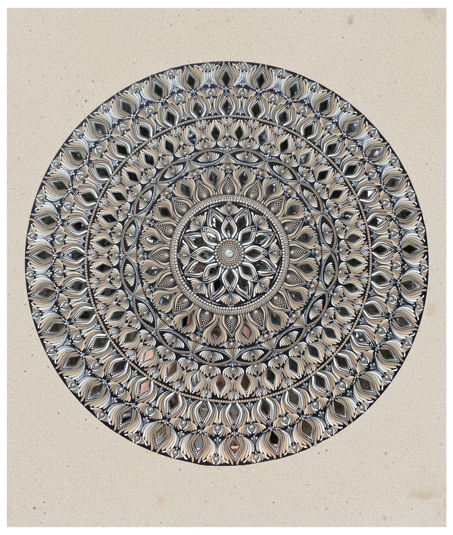 Inner Radiance | Hand-Painted Mandala