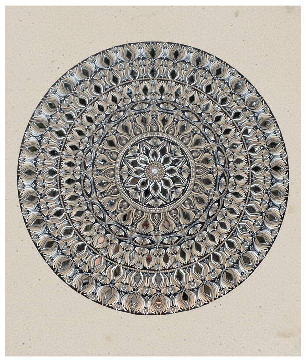 Inner Radiance | Hand-Painted Mandala